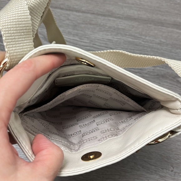 Michael by Michael Kors Tan Leather Crossbody Bag with Nylon Straps - Picture 6 of 7